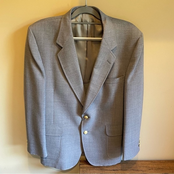 Vintage Givenchy Blazer Mens 44 Single Breasted Sport Coat Jacket - Picture 1 of 11